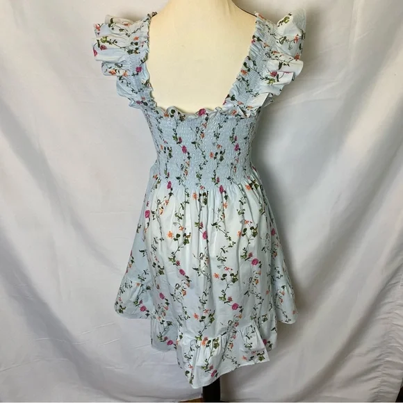 Hill House The Elizabeth Nap Dress Women’s Small in Pond Floral Mini Sundress - Picture 10 of 16